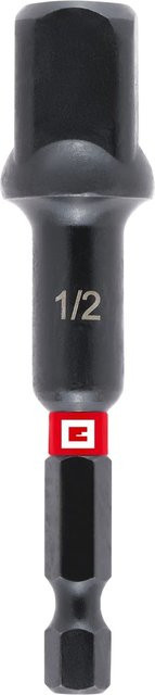 Einhell Steckschlüssel-Adapter Impact 13 mm mit 1/2 Zoll Antrieb in Schwarz aus Edelstahl - Bild 1