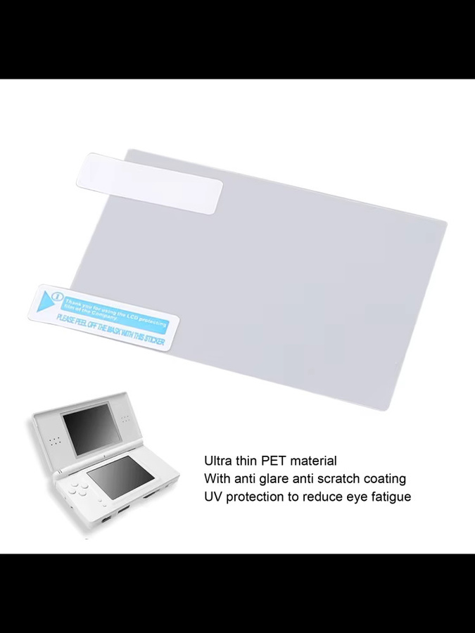 Aramox Displayschutzfolie für NDS Lite, transparent, Anti-UV und kratzfest - Bild 2