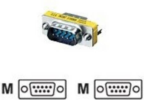 Equip Serieller Gender Changer DB-9 (M) zu DB-9 (M) in Multicolour - Bild 1