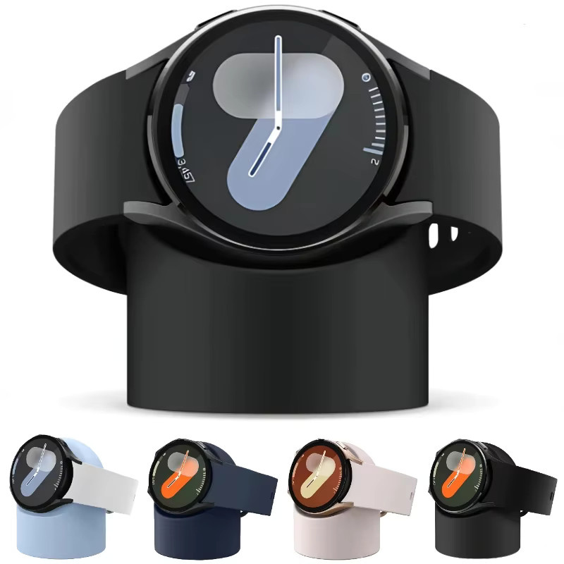 Samsung Ladestation Silikon, Schwarz, für Galaxy Watch - Bild 4