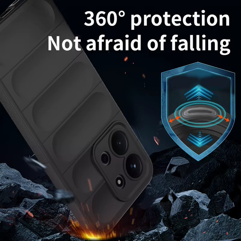 Xiaomi Airbag-Anti-Drop-Schutzhülle Heavy Duty Cover für Redmi 15 15C 14C 14R 13 13C 12 12C 10 10A 9 9C 9A A5 A4 A3 A3X A1 in Grün - Bild 3