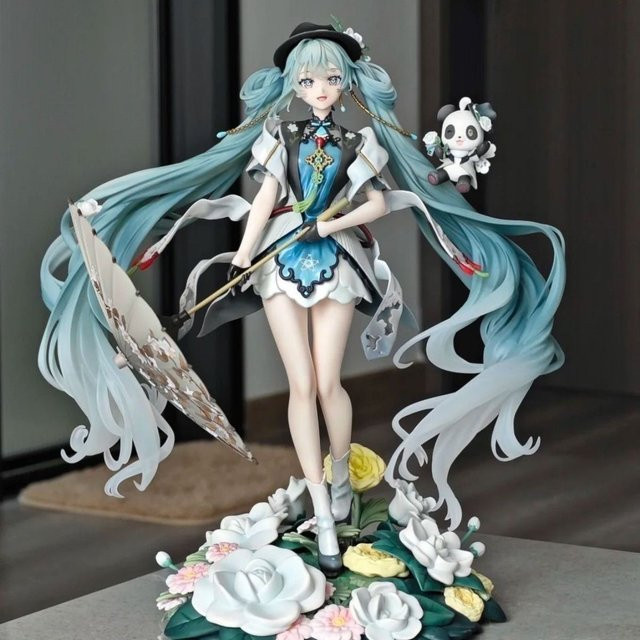 Bandai Hatsune Miku Prinzessin Figur, 2D-Modell, Kunststoff - Bild 1