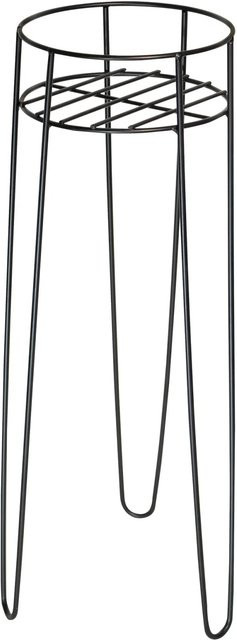 Wagner Pflanzenständer GH 0660 Hairpin Style in Schwarz aus lackiertem Stahl, Durchmesser: 20 cm, Höhe: 60 cm - Bild 1