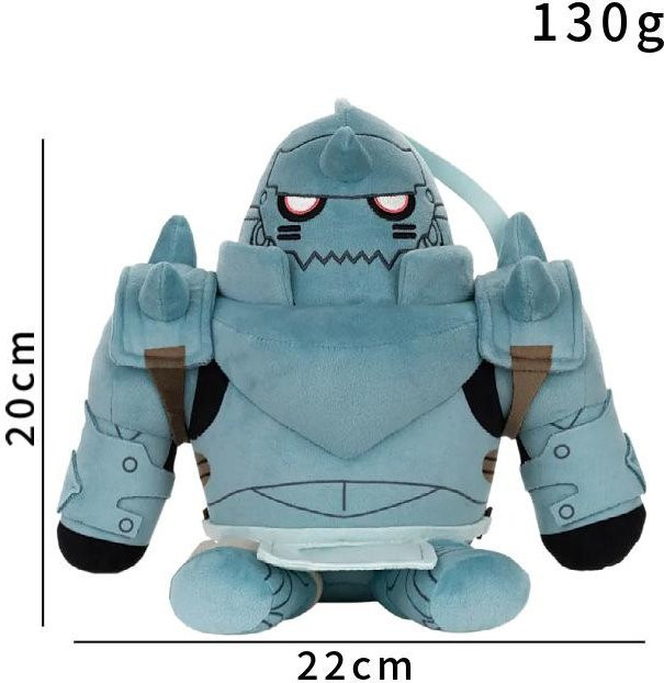 Yiran Health & Beauty Fullmetal Alchemist Plüschtier, 20cm, ab 6 Jahren - Bild 1