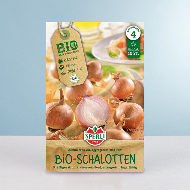 Sperli Schalotten Red Sun BIO Steckzwiebeln, 10 Stück - Bild 1