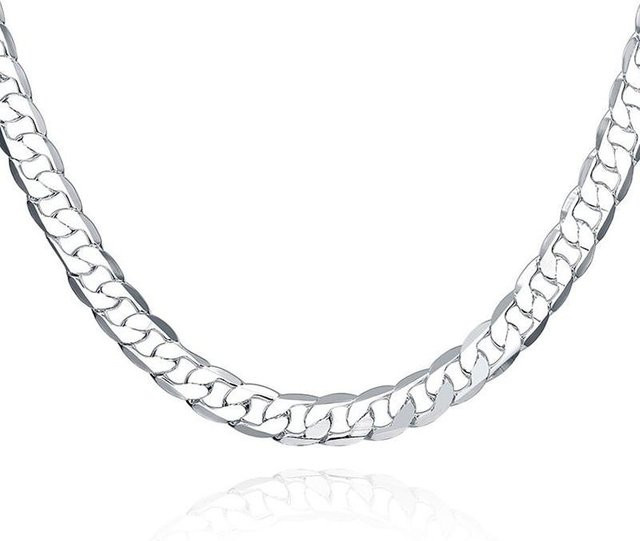 AudreyKey Halskette, Sterling, Figaro, 45cm, Unisex - Bild 1