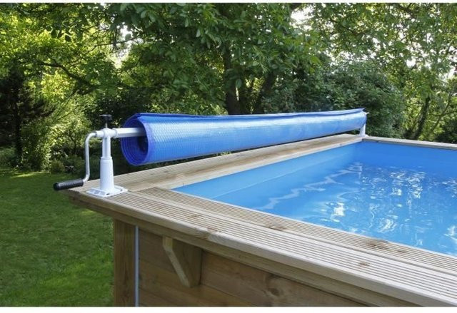 Ubbink XTRA Planenaufroller für Schwimmbecken bis 5,55 m Breite - Bild 1