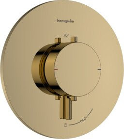 Hansgrohe Thermostat Ecostat Comfort S UP in Gold mit Safety Stop und wassersparender Funktion - Bild 1