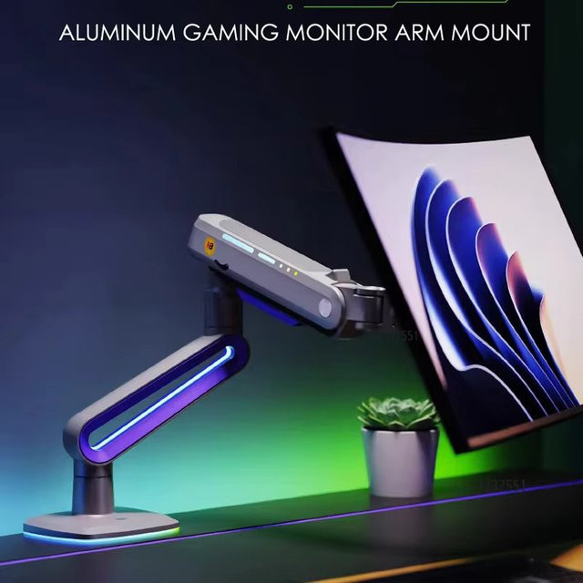 NB G70 RGB Monitorhalterung für gebogene Lichtbogensiebe 32–60 Zoll Traglast 2–20 kg - Bild 1