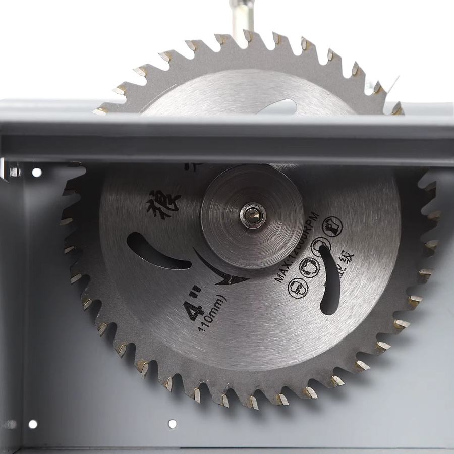 CNCEST Mini-Hobby-Tischkreissäge elektrische 96-W-Säge mit 10.000 U/min und 7-Gang-Stromversorgung für die Holzbearbeitung - Bild 3