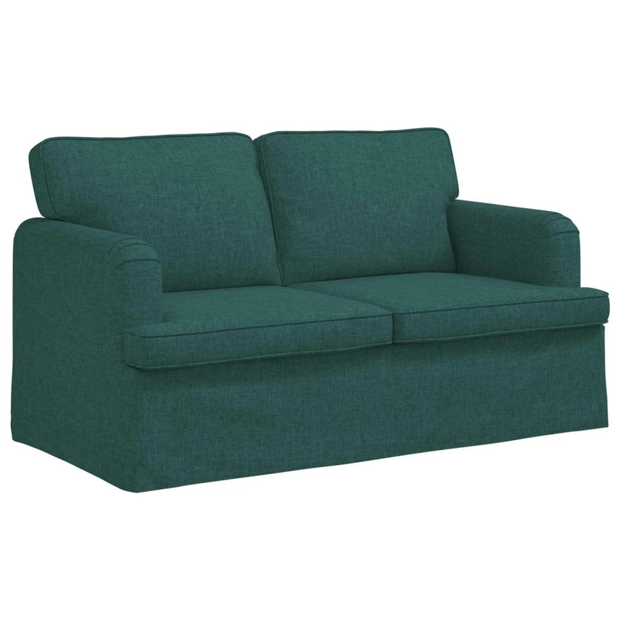 vidaXL Sofa Dunkelgrün mit Stoffbezug und Metallrahmen B/T/H: 144 x 80 x 85 cm - Bild 2