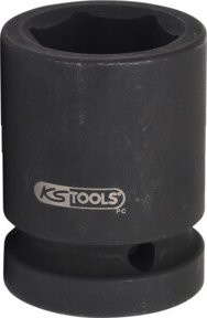 KS Tools 3.1/2 Zoll Sechskant-Kraftstecknuss aus Chrom-Molybdän in Schwarz, Höhe: 170 mm - Bild 1