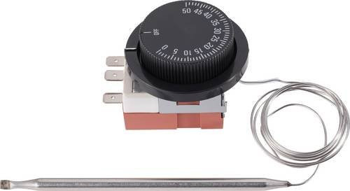Sygonix Einbauthermostat in Schwarz für den Bereich 0 bis +50°C - Bild 1