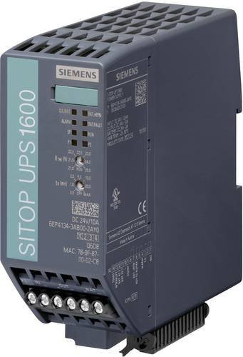 Siemens SITOP UPS1600 6EP41343AB002AY0 Industrielle USV-Anlage in Grau mit USB und Ethernet/LAN Anschluss - Bild 1