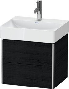 Duravit Waschtischunterschrank Compact XSquare in Weiß mit 2 Schubladen, wandhängend, B/T: 48,4 x 39,0 cm - Bild 1