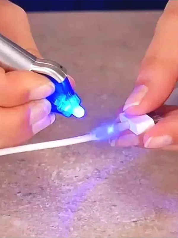 Ninth World Super Flüssigkeit Kleber Stift mit UV Licht zur Instant Reparatur für Glas und Holzbearbeitung - Bild 4