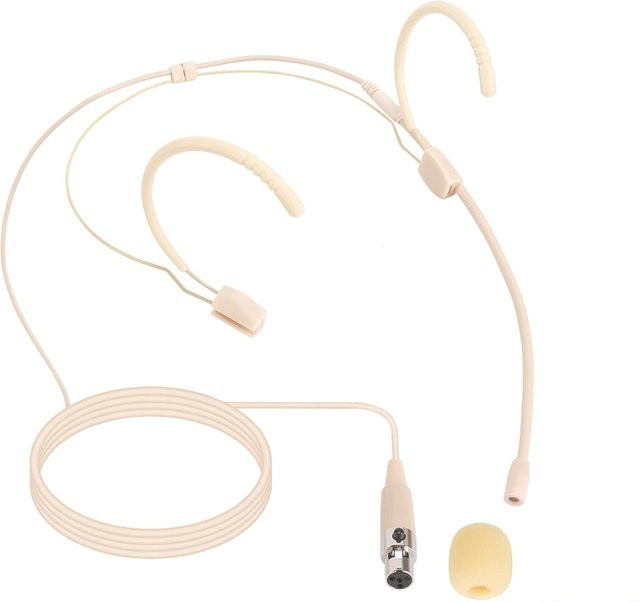 Shure TA4F Mikrofon-Headset mit Ohrbügel in Beige für Drahtlos-System Bodypack-Sender - Bild 1