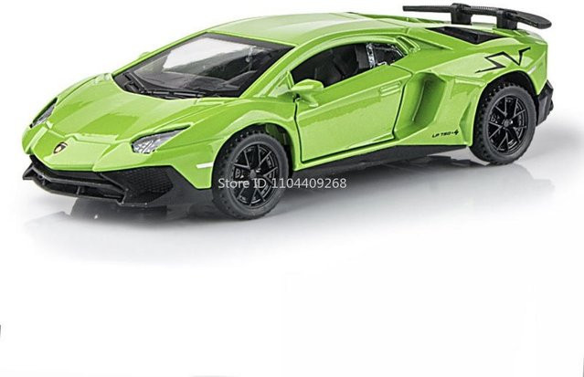 Linyi toy car Lambor Lp750 Divo Polizeiauto, Modell, 1:32, mit Licht und Sound, ab 14 Jahren - Bild 1