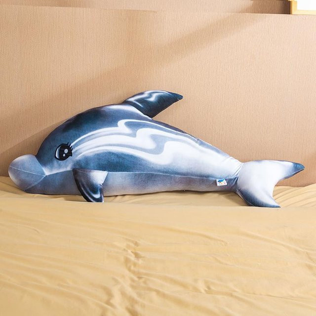 Binchi Outdoor Product Bunte Regenbogen-Delphin Plüschtier, ab 14 Jahren - Bild 1