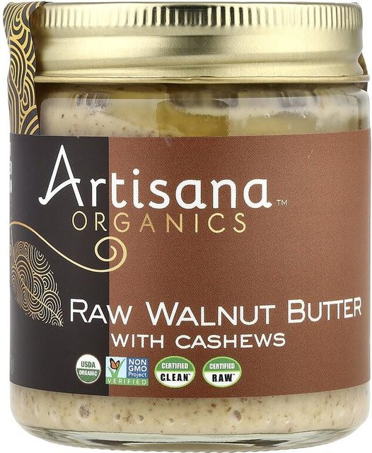 Artisana Walnussbutter mit Cashews roh Bio 227 g - Bild 1
