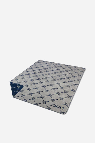 Wohndecke JOOP! FABRICS COLLECTION CORNFLOWER in Graphit/Marine, B: 150 cm, L: 200 cm - Bild 2