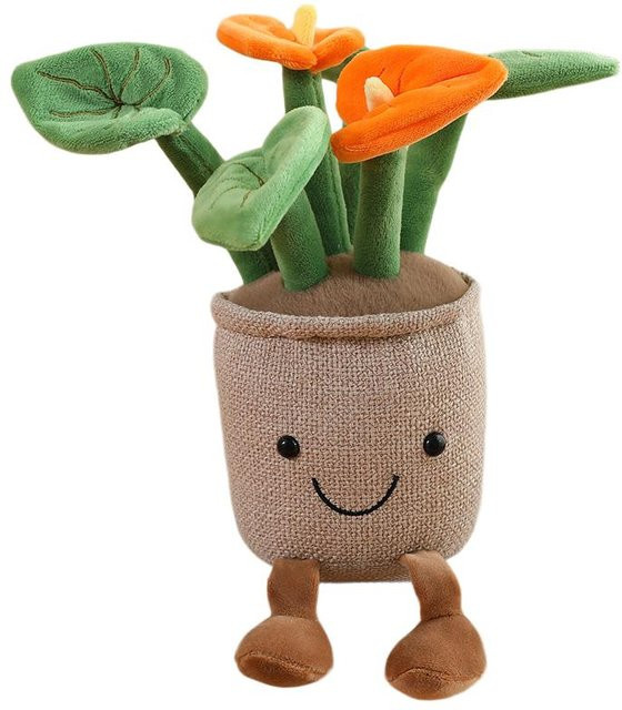 Yiran Health & Beauty Anthurie Plüschblume Kissen, Plüschtier, 35cm - Bild 1