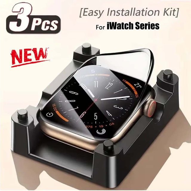 FancyWrist Displayschutz für Apple Watch, Silikon, transparent, Unisex - Bild 1