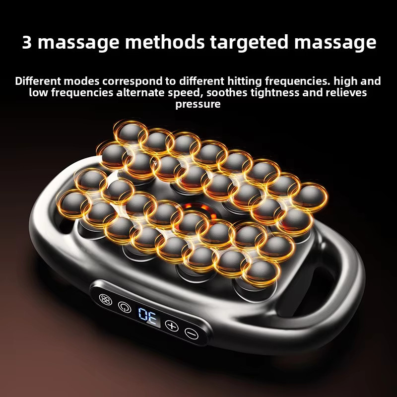 JAIYORL Faszienpistole Deep Tissue Muskelmassagegerät, Rotlicht, 32-Köpfe - Bild 4