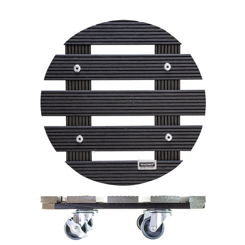 Wagner SYSTEM Multiroller GreenHome Pflanzenroller aus WPC in Anthrazit, Durchmesser: 29 cm - Bild 3