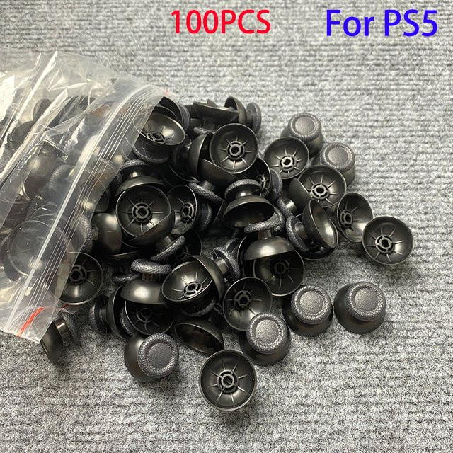 Sony Analog-Stick-Abdeckungen für PS4 und PS5 Controller, 3D Thumbstick-Kappen in Schwarz - Bild 1