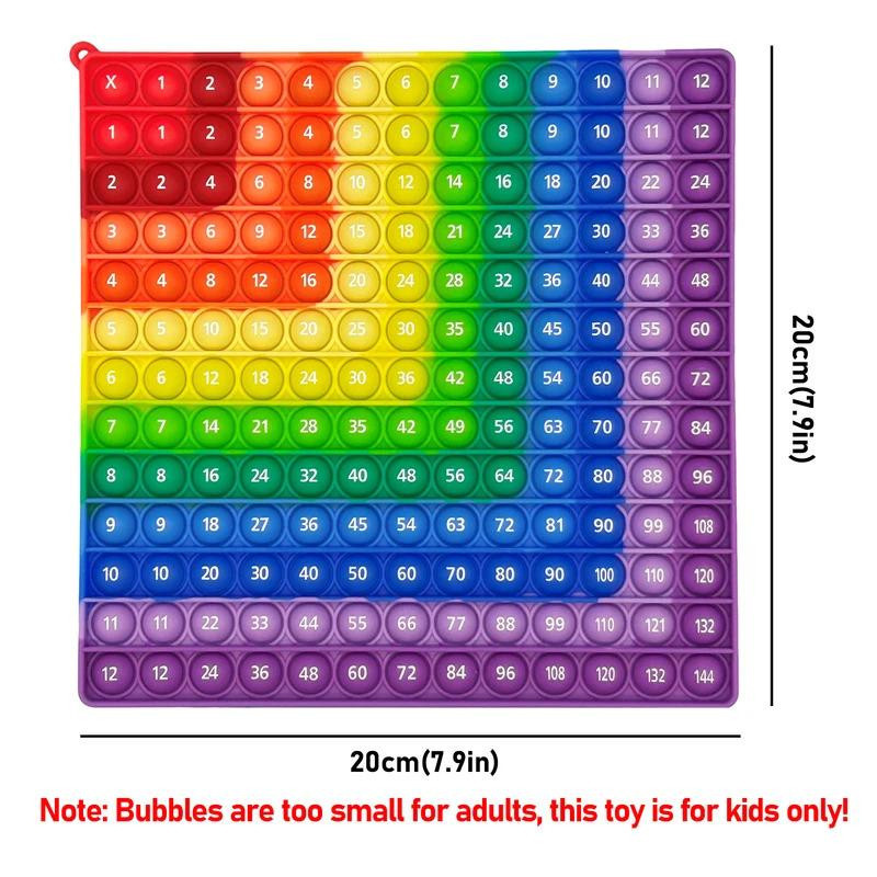 Linyi toy Multiplikation Tabelle Drücken Poppen Blase Druck - Bild 5
