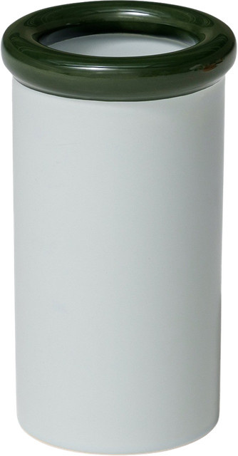 NINE Rod Vase aus Keramik in Grün und Weiß - Bild 1