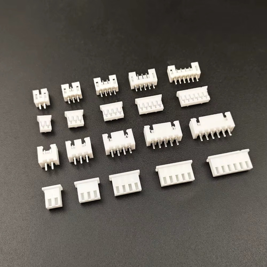 JST PH2.0 und XH2.54 Steckverbinder Set mit männlichen und weiblichen Nadelsteckern, geraden Terminals und Buchsen, Farbe: Weiß - Bild 3