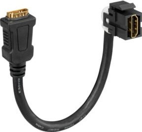 Rutenbeck Kommunikationsadapter Keystone KMK-HDMI KP in Schwarz und Weiß - Bild 1