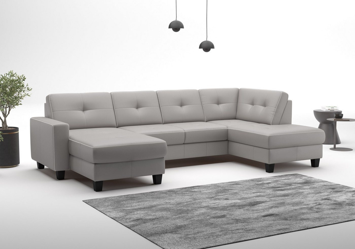 OTTO home Wohnlandschaft Varese mit Schlaffunktion und Bettkasten - Bild 1