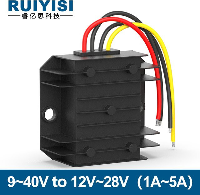 Ruiyisi DC-DC Spannungsregler Modul Schwarz Aufwärts- und Abwärtswandler für 12V Netzteil - Bild 1