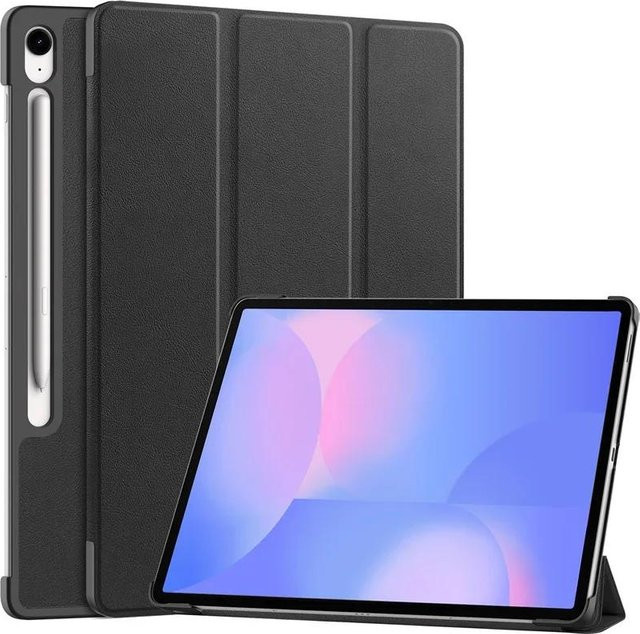 Samsung Schutzhülle für Galaxy Tab S10 FE Plus 13.1 Zoll (SM-X620, SM-X626, SM-X626B) mit Auto Wake/Sleep Funktion in Schwarz - Bild 1