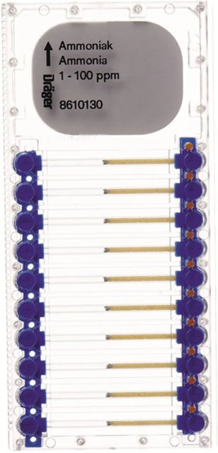 Dräger Microtubes für Ammoniak 1 100 Ppm transparent - Bild 1
