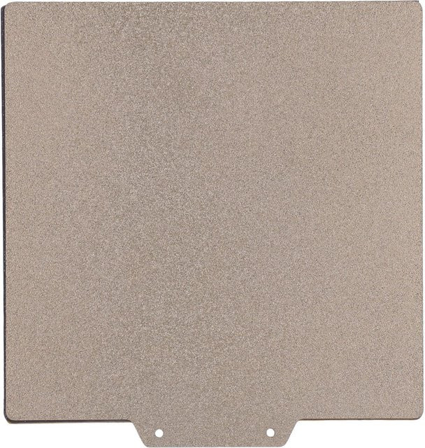 TOMTOP JMS 3D-Drucker Bauplatte aus Federstahl, doppelseitig PEI pulverbeschichtet und magnetisch, grau, B/T: 150 x 150 mm - Bild 1
