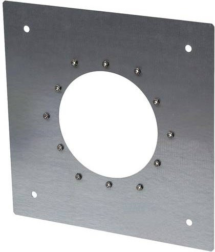 Helios Ventilatoren 8382 Flansch Anschlussstück aus verzinktem Stahl in Grau - Bild 1