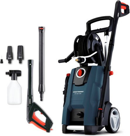 KRAFTRONIC Hochdruckreiniger KT-HD 160 in Blau mit 2300W und max. 160 bar Betriebsdruck - Bild 1