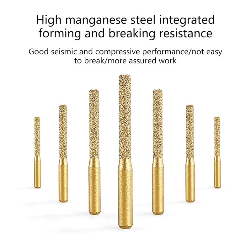 AXE SHAN Diamant-Rad-Fräser mit 1/4 Schaft für Stein, Marmor und Granit in Gold - Bild 4