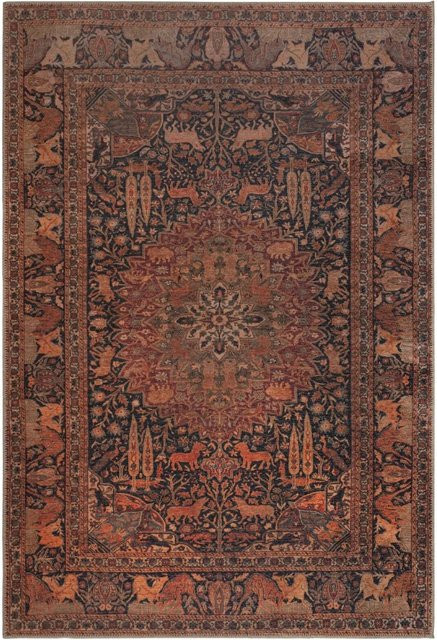Flair Rugs Vintageteppich Nico in Rot-Blau, B/T: 152 x 230 cm - Bild 1