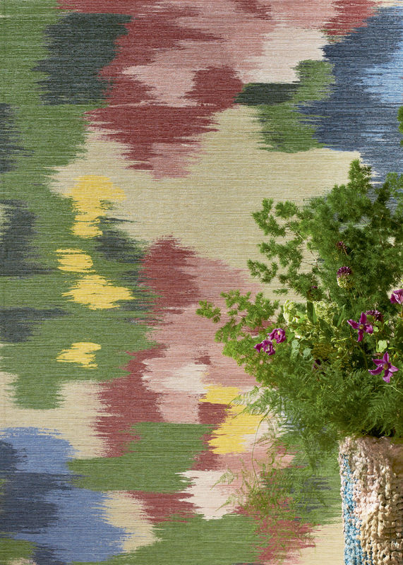 Élitis Mural Abstract Floral Wandtapete in Multicolour aus Vlies und Vinyl im Vintage-Stil - Bild 2