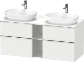 Duravit Waschtischunterschrank D-Neo in Weiß, Wandhängend, B/T: 140 x 55 cm - Bild 1