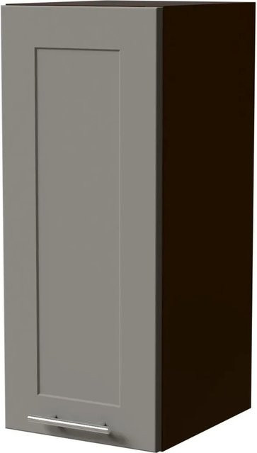 Feldmann-Wohnen Hängeschrank Oslo Küchenschrank in Lava und Reed Green Matt mit Soft-Close-Türen, B/T/H: 30 x 32,5 x 72 cm - Bild 1