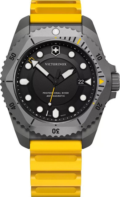 Victorinox Herrenuhr Dive Pro, Quarz, Titan, 43 mm, Schwarz, 30 ATM - Bild 1