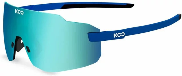 Koo Supernova Sonnenbrille, randlos, wrap, Unisex, schwarz, blau, Kunststoff - Bild 1