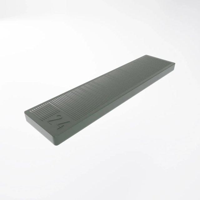 Bauheld Verglasungsklötze aus Kunststoff in Grau, B/T/H: 100 x 24 x 5 mm, 500 Stück - Bild 1