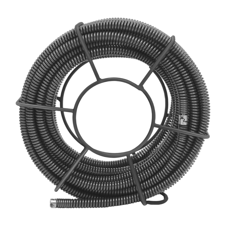 Bymaocar Rohrreinigungsfeder aus Manganstahl als Abflussreinigungskabel und Kanalreinigungsfeder im Set, Durchmesser: 16 mm oder 22 mm, Länge: 7 m oder 20 m - Bild 6